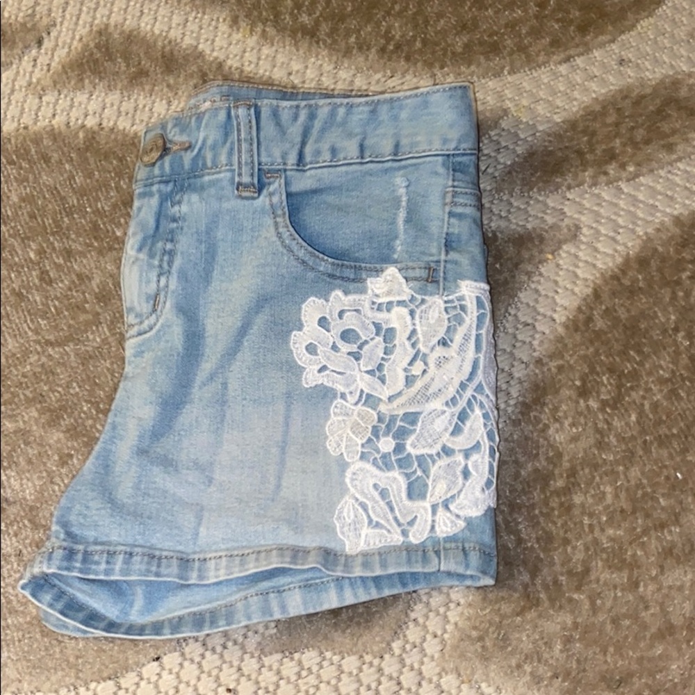 Justice jean shorts